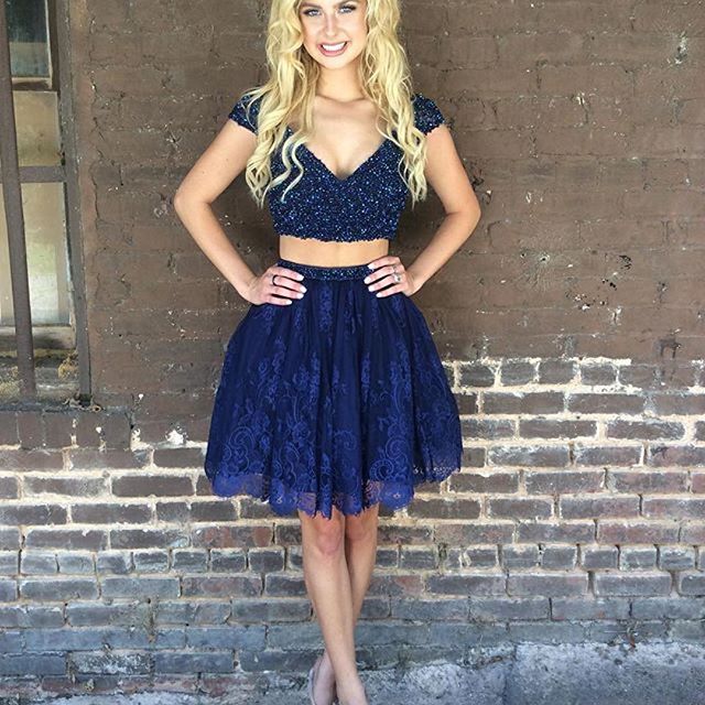 dark blue homecoming dresses