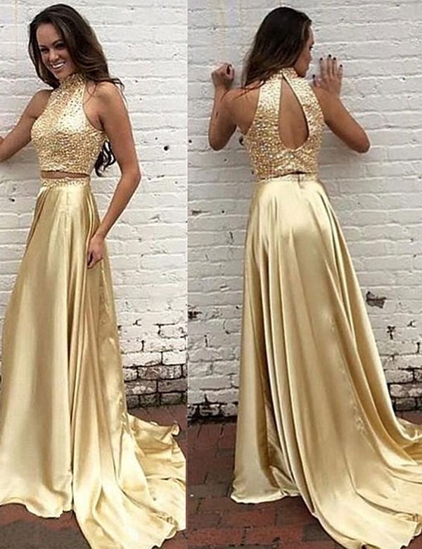 Perfect Gold Prom Dresses