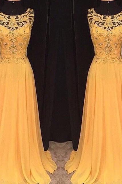 Yellow Evening Dresses